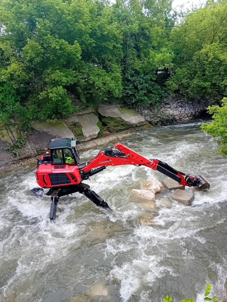 Waterways maintenance and stream clearing