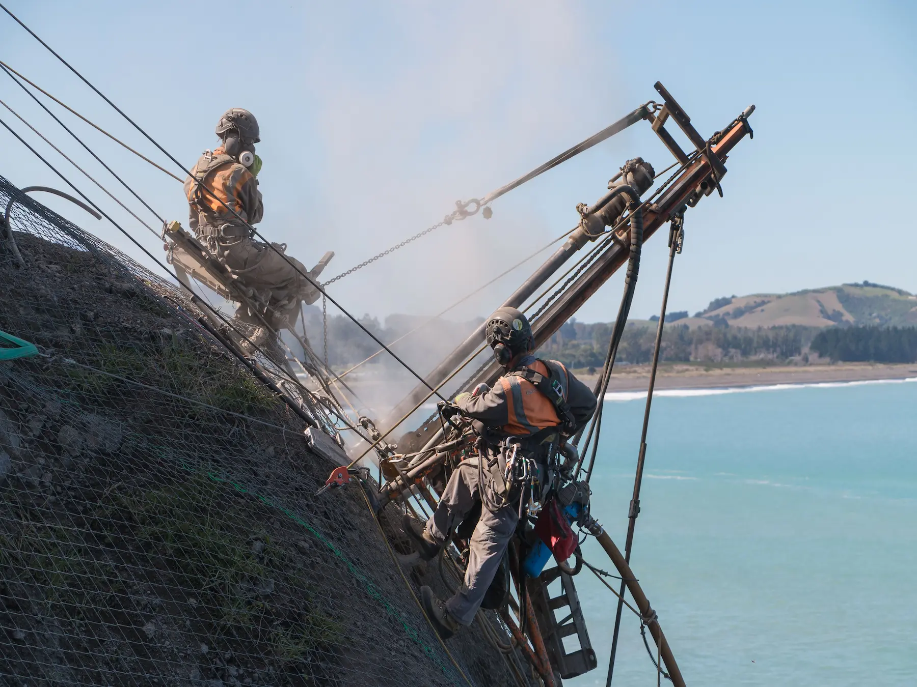 Drilling services and rope access in Kaikoura